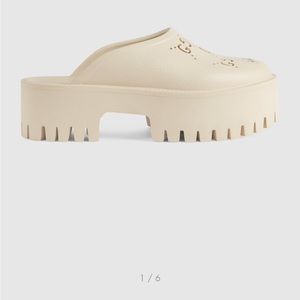 Gucci Perforated G Platform Lug Sole